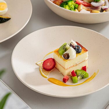 Столовий сервіз з керамограніту, ванкассо 32 предмети Карстовий комбінований сервіз з фаянсу, набір посуду у вінтажному вигляді на 4-12 осіб (Sabine-bg, посуд на 4 особи)