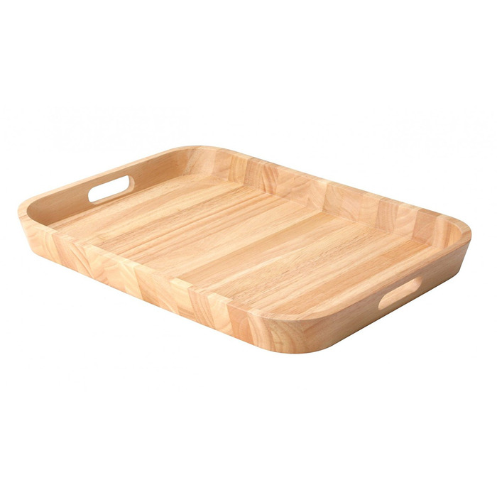 Піднос, каучукове дерево 46 х 33 см Continenta