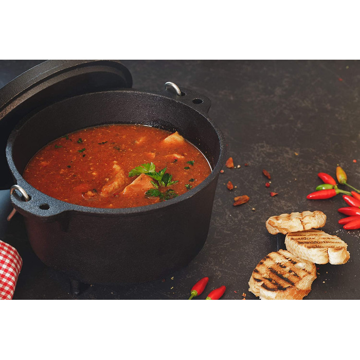 Казан голландський мангал чавунний 4 л. GRILLI