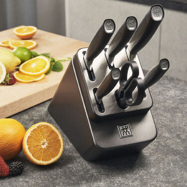 Набір ножів із підставкою, 7 предметів, антрацитовий All Star Zwilling