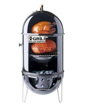 Вугільна коптильня 47 см Weber 721004 Код: 003482
