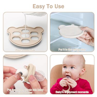 Набір силкіконових ніблерів для дітей 2 шт. CLDY