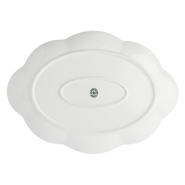 Блюдо сервировочное овальное La Porcellana Bianca VILLADEIFIORI, фарфор, 36 см