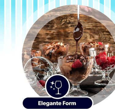 Набор креманок для мороженого 6 шт. 300 мл KADAX