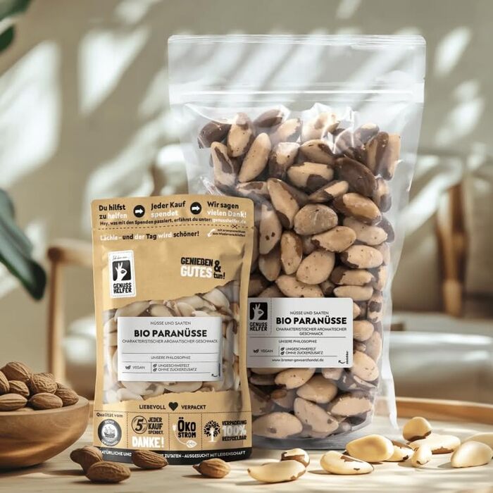 Органічні бразильські горіхи 900 г Bremer Gewürzhandel