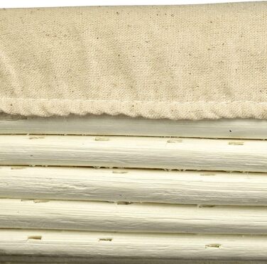 Кошик для вистоювання Westmark, для тіста для хліба вагою 1500-2000 г, овальний, довжина приблизно 40 см, ротангова тростина, світло-бежева, 32022270 (набір з 2 шт. , довжина 39,5 см)