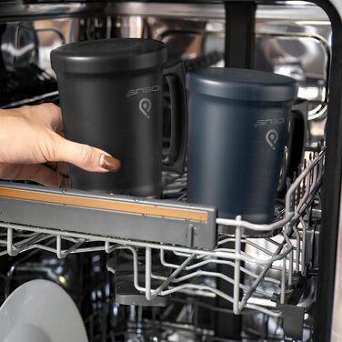 Термокухоль для пива 1 л чорний Ideus