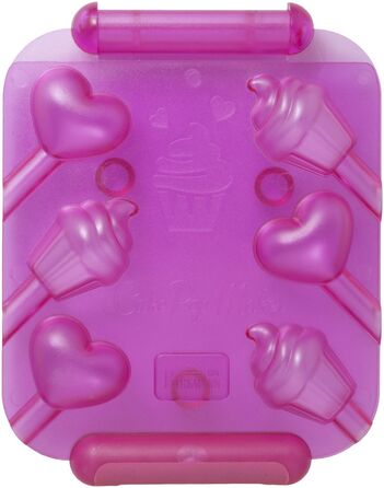 Форма для випічки міні-тістечок, 12 x 3 x 12 см, рожева, RBV Birkmann