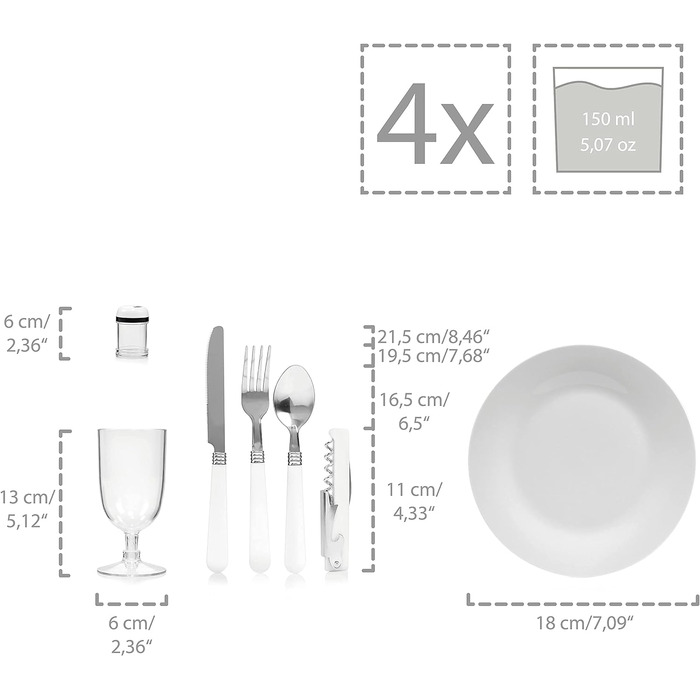 Кошик для пікніка на 4 особи Sylt Sänger