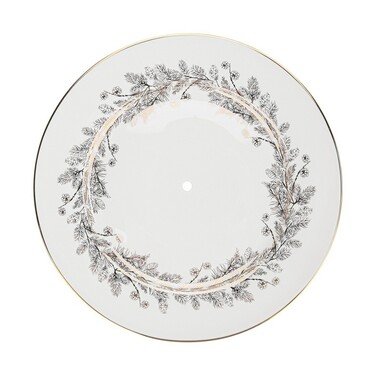 Фруктіниця Fissman CHRISTMAS 2-ярусна 19-27 см порцеляна (14010)