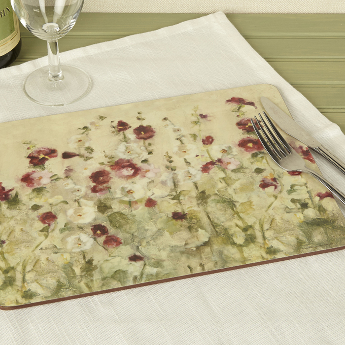 Набор пробковых подставок под тарелки CreativeTops Wild Field Poppies, 30 x 23 см, 6 шт.