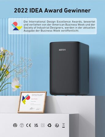 Міні-холодильник 6 л чорний AstroAI