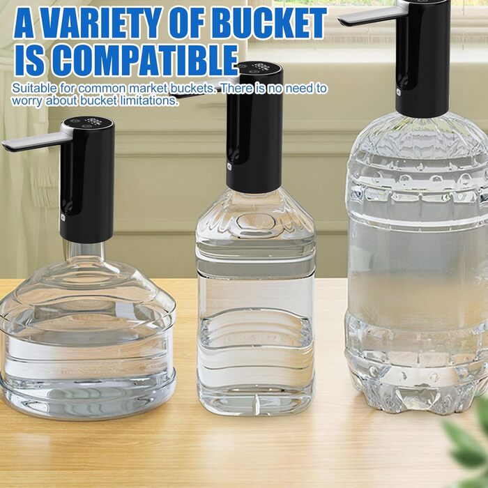 Електричний диспенсер для води 5 Вт чорний Behogan