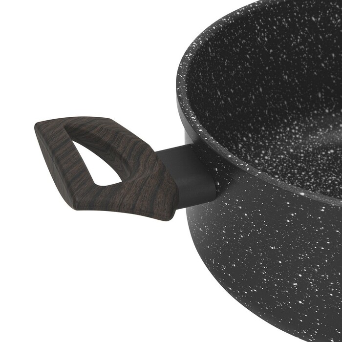 Каструля Fissman CARRIE 24x11 см/4,67л. зі скляною кришкою алюміній з антипригарним покриттям (14483)