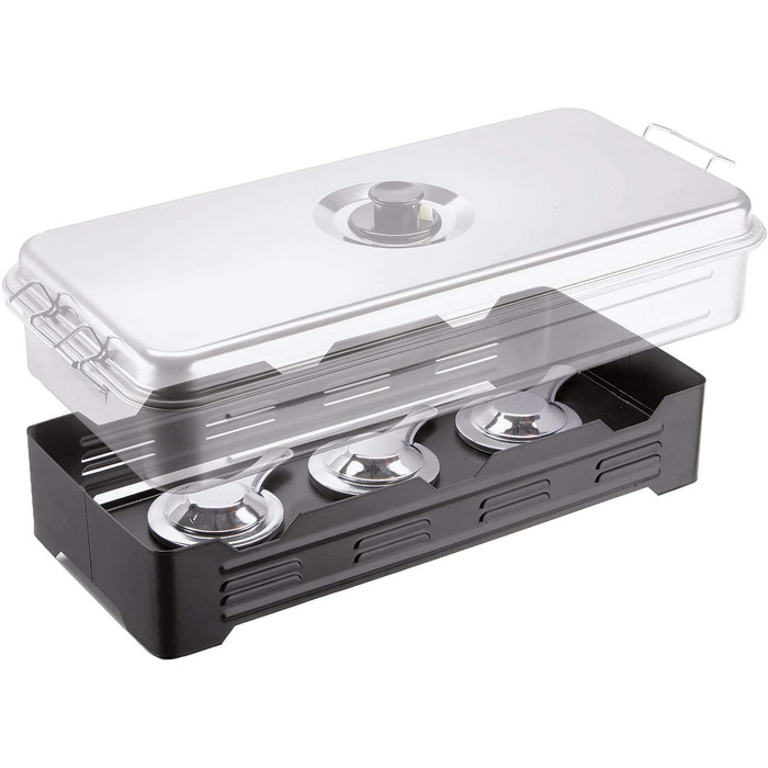 Коптильня Cormoran настільна 3 полум'я до 6 форелей XL Cormoran