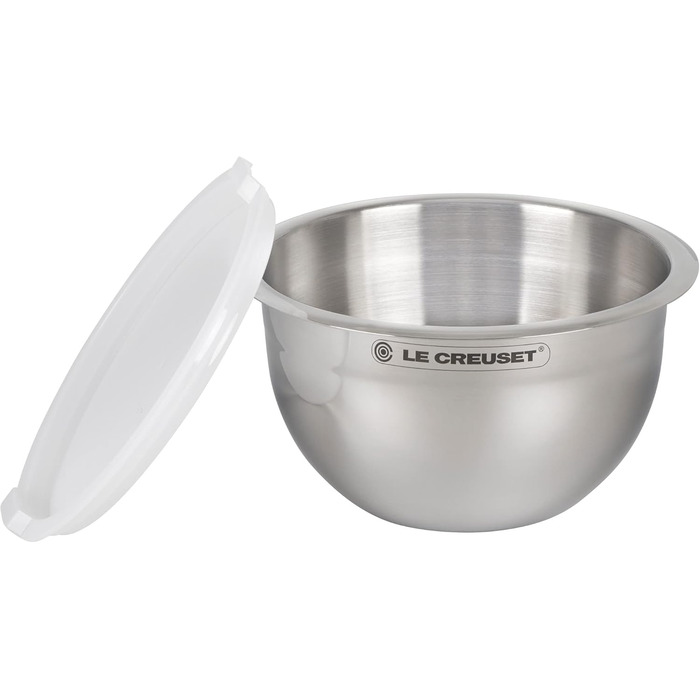 Набор мисок для смешивания с крышками, 3 предмета, нержавеющая сталь Le Creuset