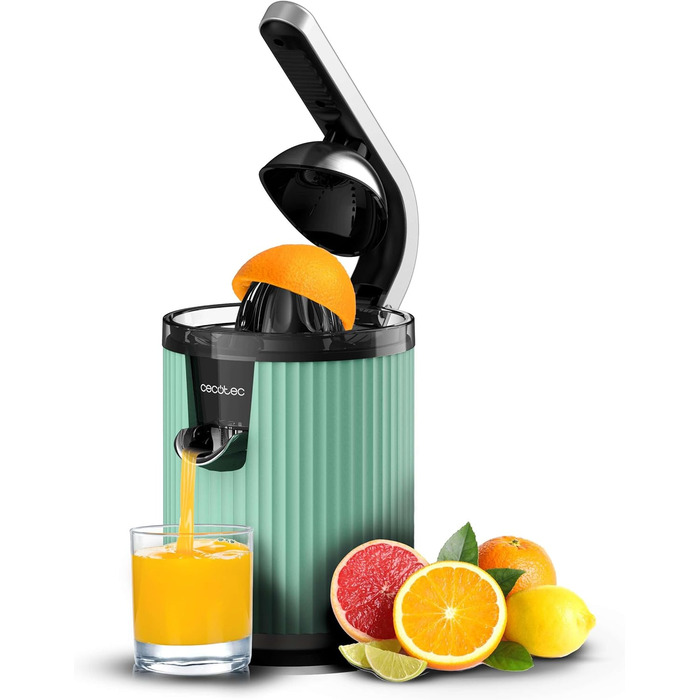 Соковижималка-прес електрична 600 Вт, зелений Xqueeze RetroJuice 600 Cecotec
