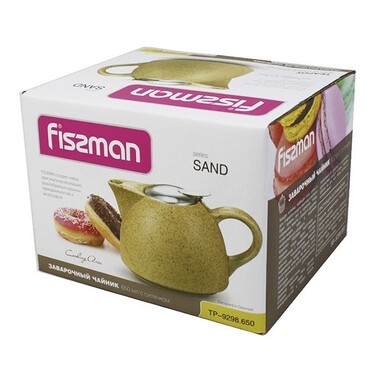 Заварочный чайник Fissman 650 мл с ситечком (9298)