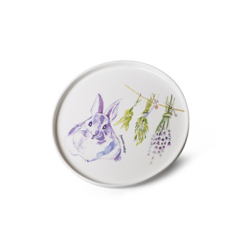Тарелка Fissman PROVENCE RABBIT 25 см фарфор (13951)