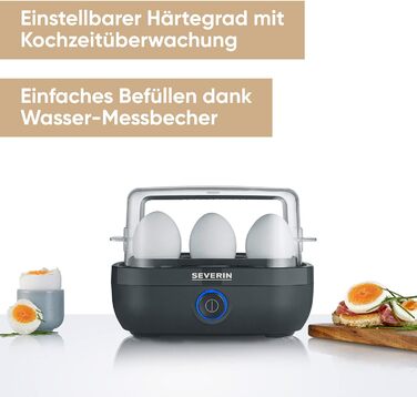 Яйцеварка електрична на 6 яєць, 420 Вт Severin