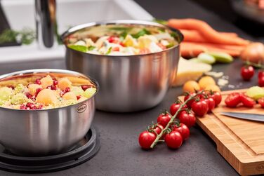 Миска 20 см, нержавіюча сталь Basic Line Rosle