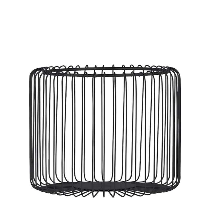 Кошик L 20 х 25 см чорний матовий Estra Blomus