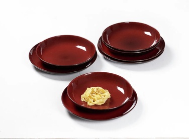 Набір тарілок на 4 персони, 8 предметів, червоний GAMBIA Ritzenhoff & Breker