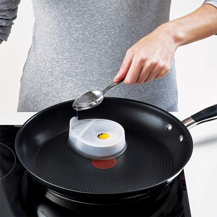 Набір для смаження яєць Joseph Joseph Froach Pods, білий, 4,5 х 11,8 х 10 см