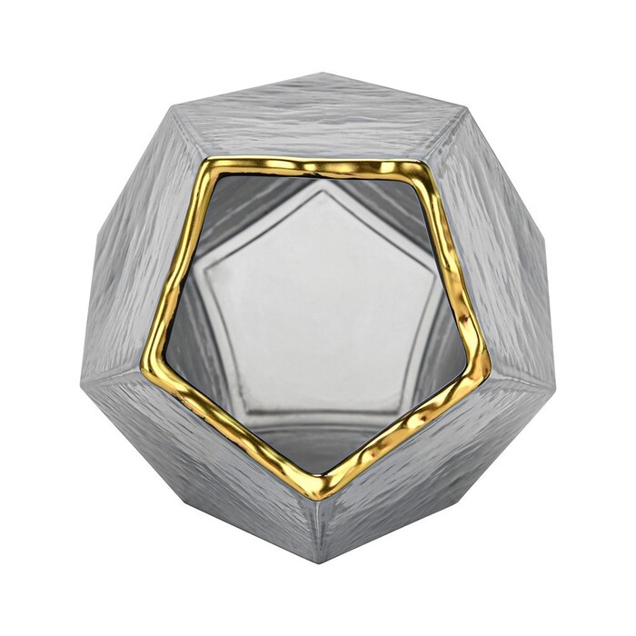 Ваза Fissman 28 см VOLCANO ROCK скло (9555)