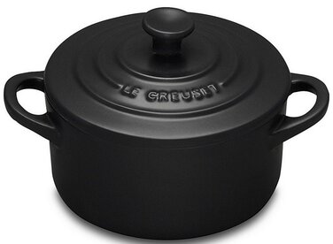 Каструля / жаровня 0,25 л, чорний матовий Le Creuset