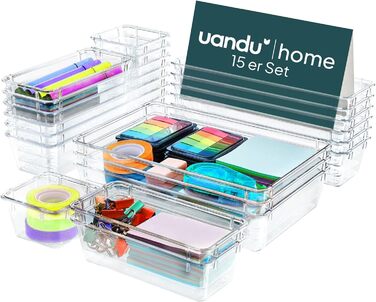 Набір органайзерів для скриньок 15 шт. uandu
