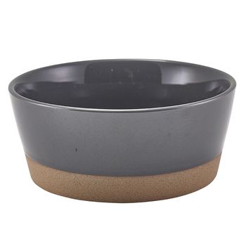 Салатник 720 мл, сірий, 15.5 см, Kava Dark Grey Stoneware, GenWare
