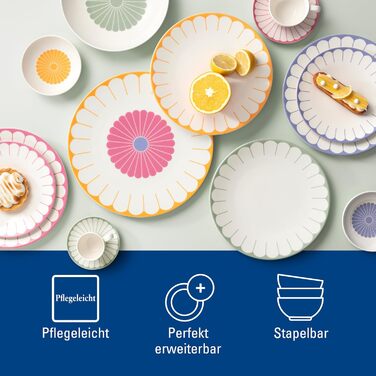 Обеденная тарелка 26,6 см, зеленый Fleur Villeroy & Boch