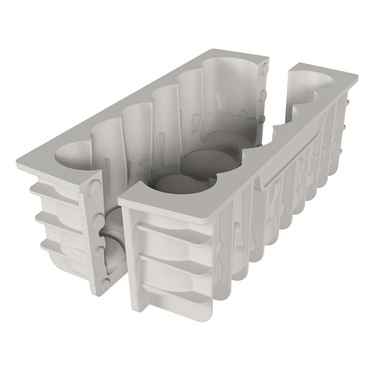 LUMIERE Набір силіконових форм 'cвітло' 219x89 h76 мм (1200 мл) + пластикова основа