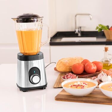 Блендер настольний 1,5 л 1000 Вт нержавеющая сталь Power Black Titanium 1000 Cecotec