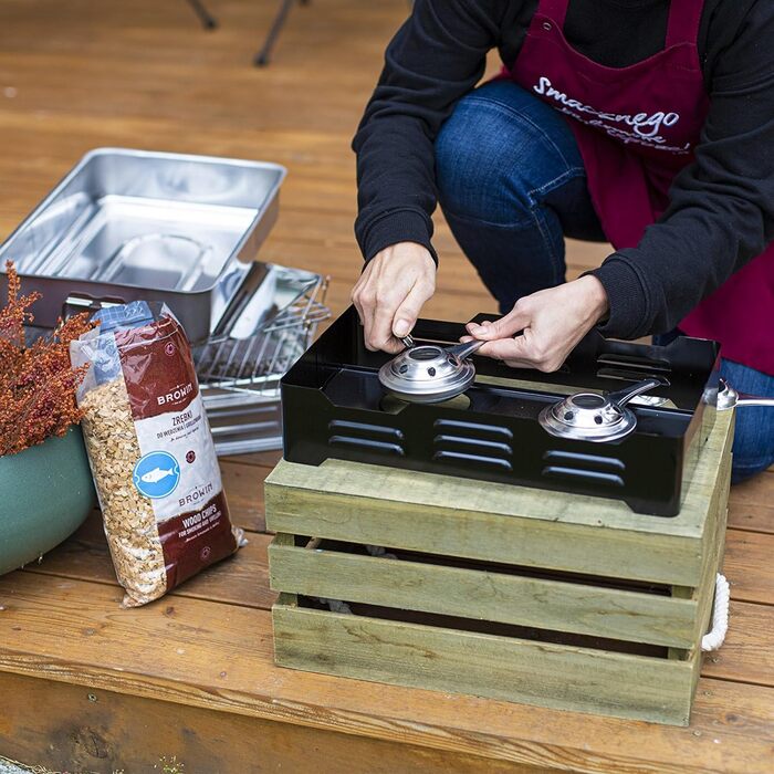 Коптильня настільна  з регулюванням ємності Browin