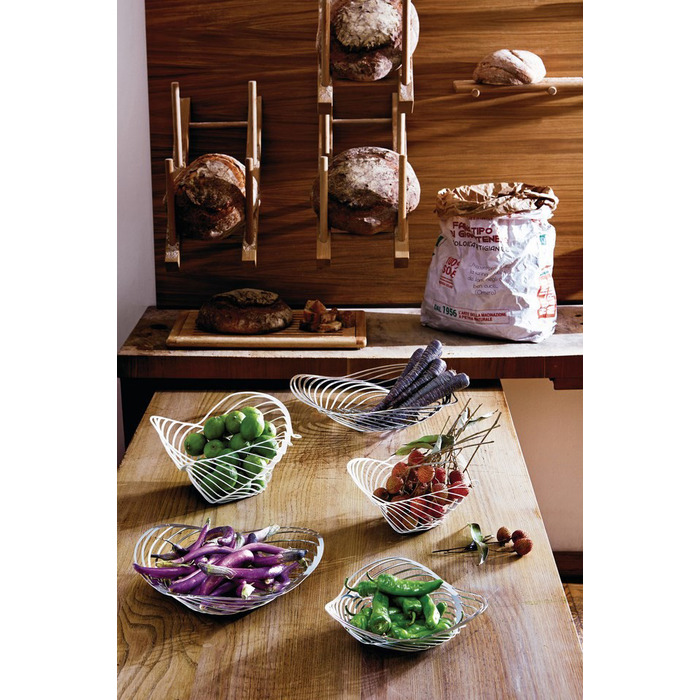 Блюдо 26х7х26 см біле Trinity Alessi