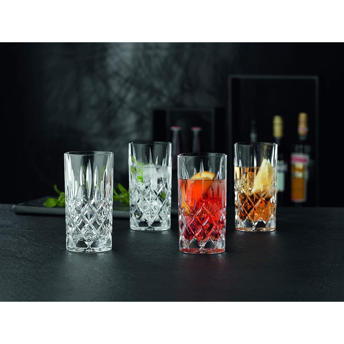 Набір склянок для лонг-дрінків 375 мл, 4 предмети, Noblesse Nachtmann