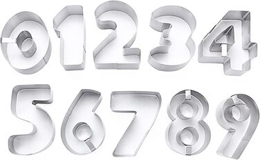 Набір формочок для печива у формі пряникового будиночка, FantasyDay, 10 шт. , формочки для печива з нержавіючої сталі, різдвяні формочки для тематичних тортів, тортів на день народження, помадного печива, сендвічів (10 шт.)