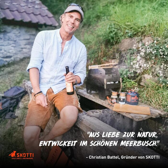 Складний гриль для кемпінгу SKOTTI