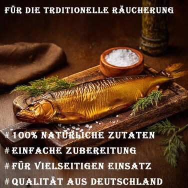 Спеції для копчення для риби, м'яса, сиру та багато іншого 7 шт Moritz