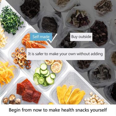 Дегидратор на 8 полок с контролем температуры, 400 Вт серебристый COOCHEER