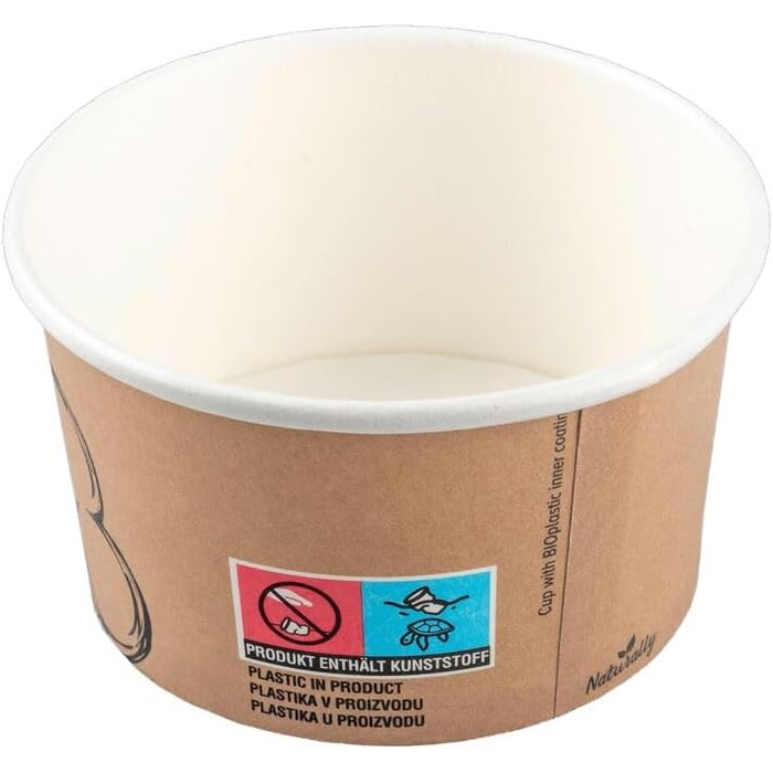 Набір паперові стаканчики для морозива 50 шт. 150 мл VEPATIM