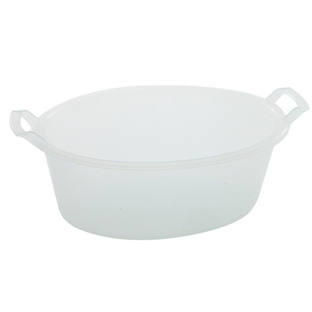 C012C Підставка для цукру та чаю  'миска', пластик, колір прозорий