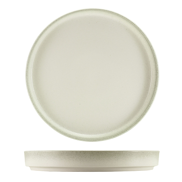 Тарелка презентационная с бортиком 24.5*h 3.4 см, серая, Sereno Cirrus, GenWare