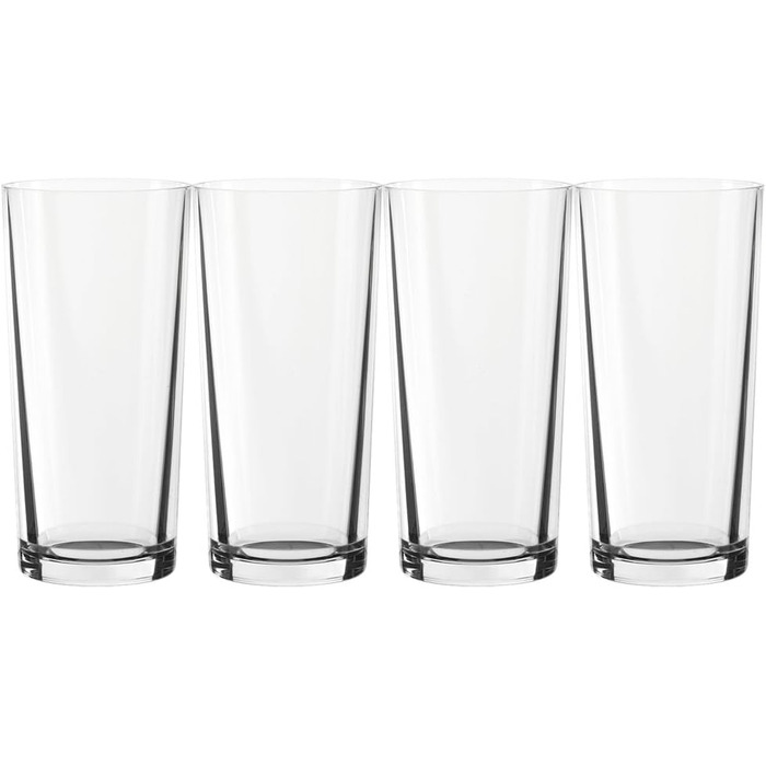 Набор из 4 предметов, хрустальное стекло, 360 мл, специальные бокалы, 4390179 (стаканы для лонг-дринка)