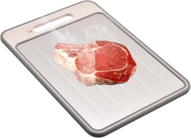 Дошка для розморожування та нарізання 36,5 х 25 см, білий/бежевий SMELEYOU