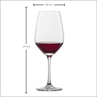 Бокал для красного вина 415 мл, набор 6 предметов, Vina Schott Zwiesel