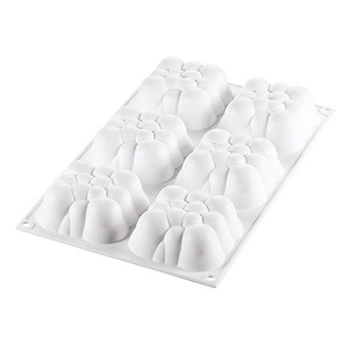 CLOUD 120 Форма силіконова 71 x 71 h 34 mm, 120 ml x 6  (1 форма)