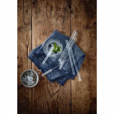 Набір з 6 соломинок для пиття зі щіткою 15 см Baric WMF